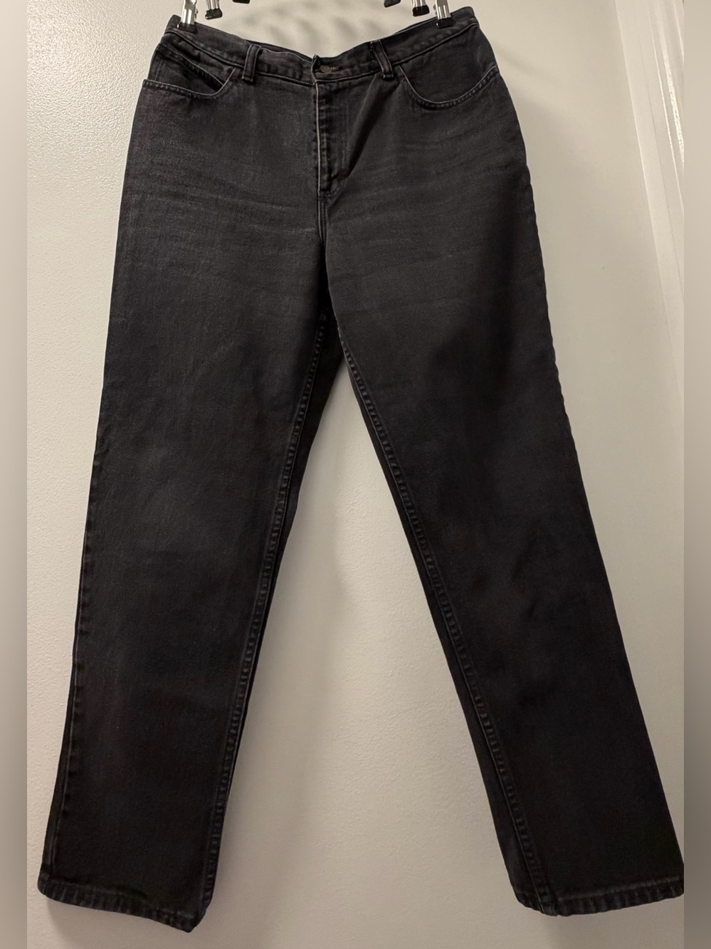 Jones New York Sport Black Straight Leg Jeans 14 x 29